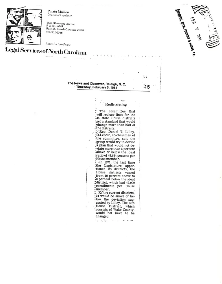 Redistricting News Clipping preview