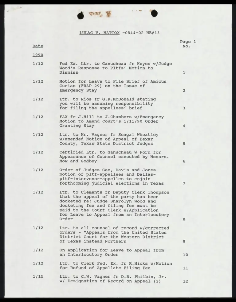 Index to Hardback 13 preview