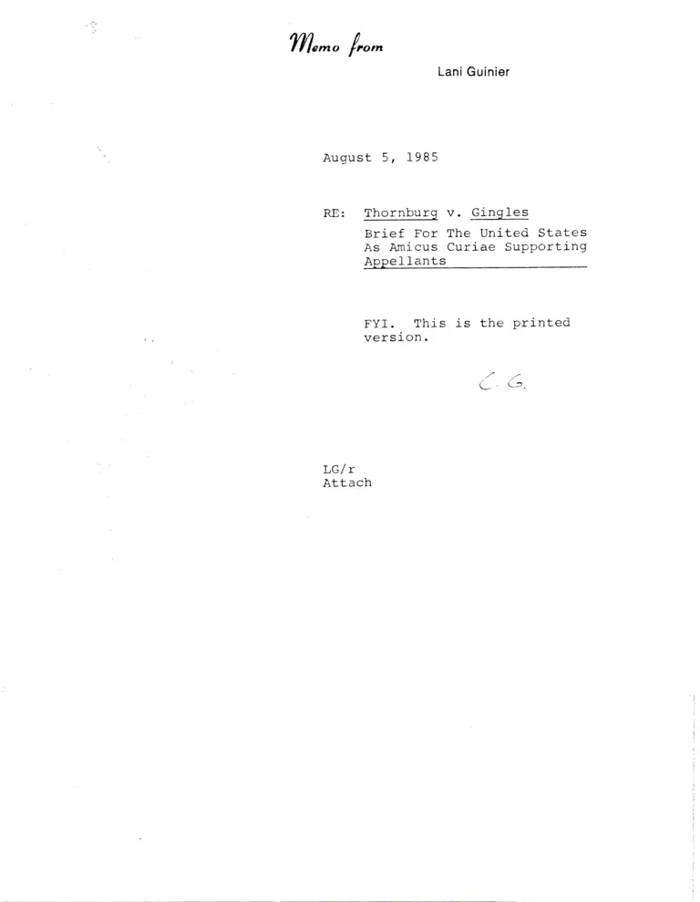 Memo from Guinier preview