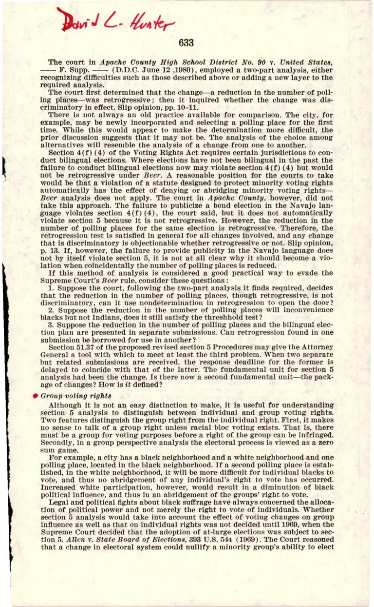 Legal Research on David Hunter preview