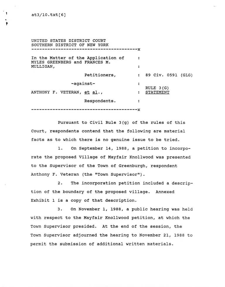 Statement preview