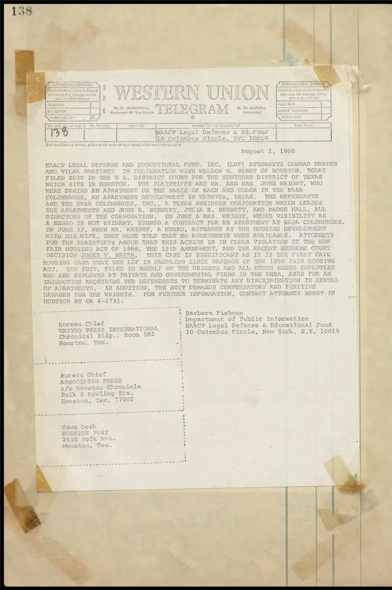 Housing Discrimination in Texas (Telegram) preview
