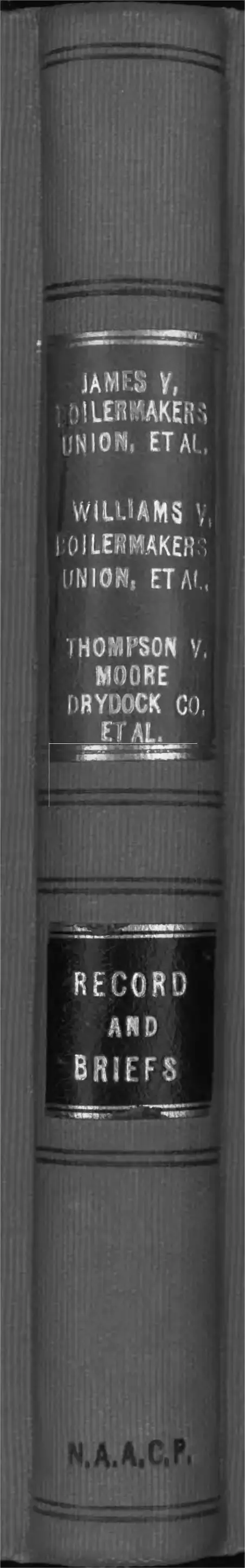 James v. Boilermakers Union Record and Briefs preview