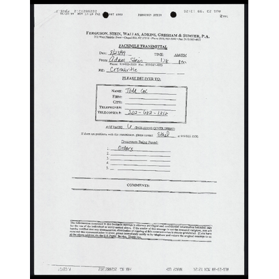 Order to Withdraw Motion to Consolidate; Order to Dissolve Stay preview