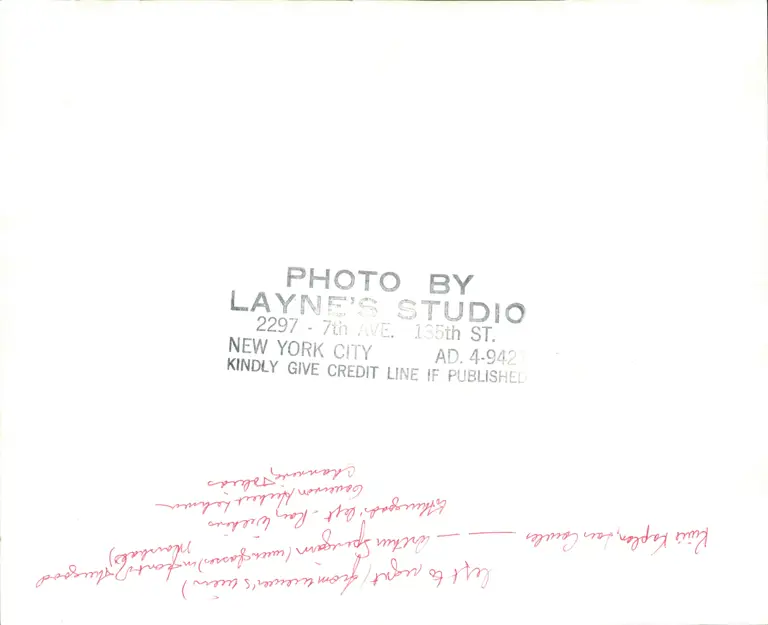 Marshall, Thurgood; and Others (2 folders), 1956, undated - 13 of 14 (back) preview