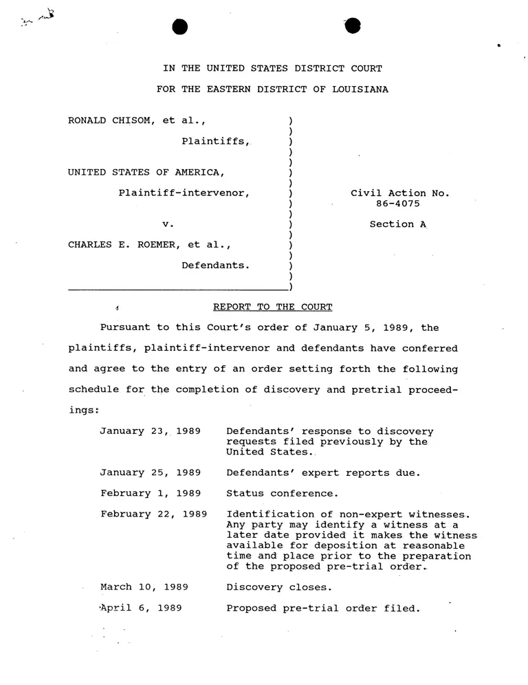 Report to the Court preview