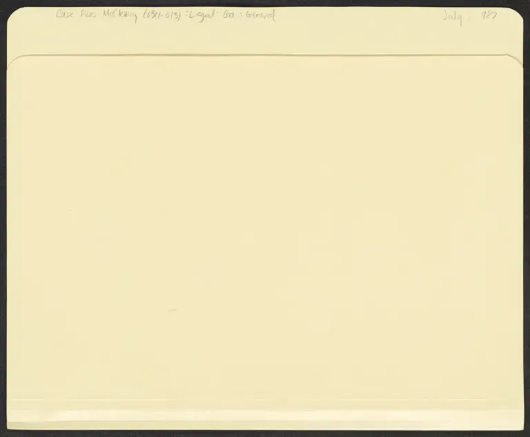 General Legal Files (July) preview