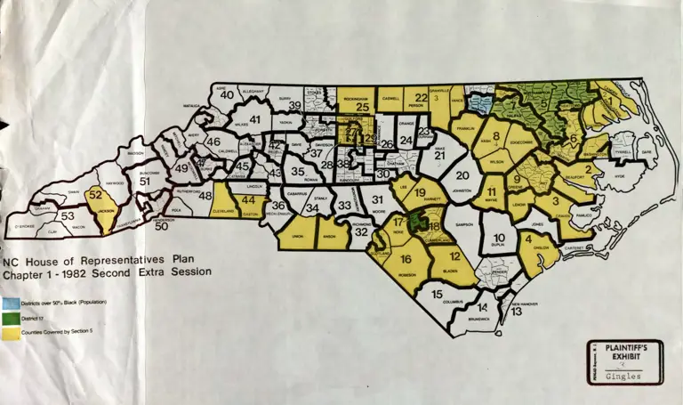 N.C. Senate Plan - Chapter 1, 1982 Second Extra Session preview