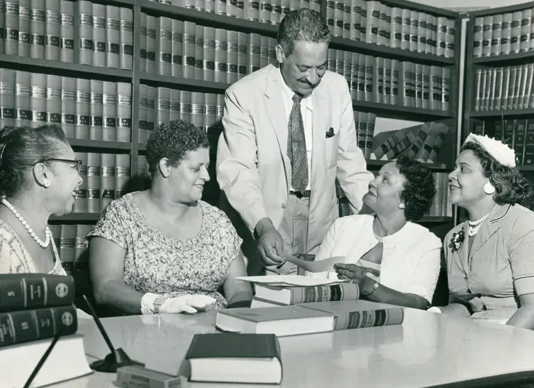 Marshall, Thurgood; and Donors, 1961, undated - 9 of 10 preview