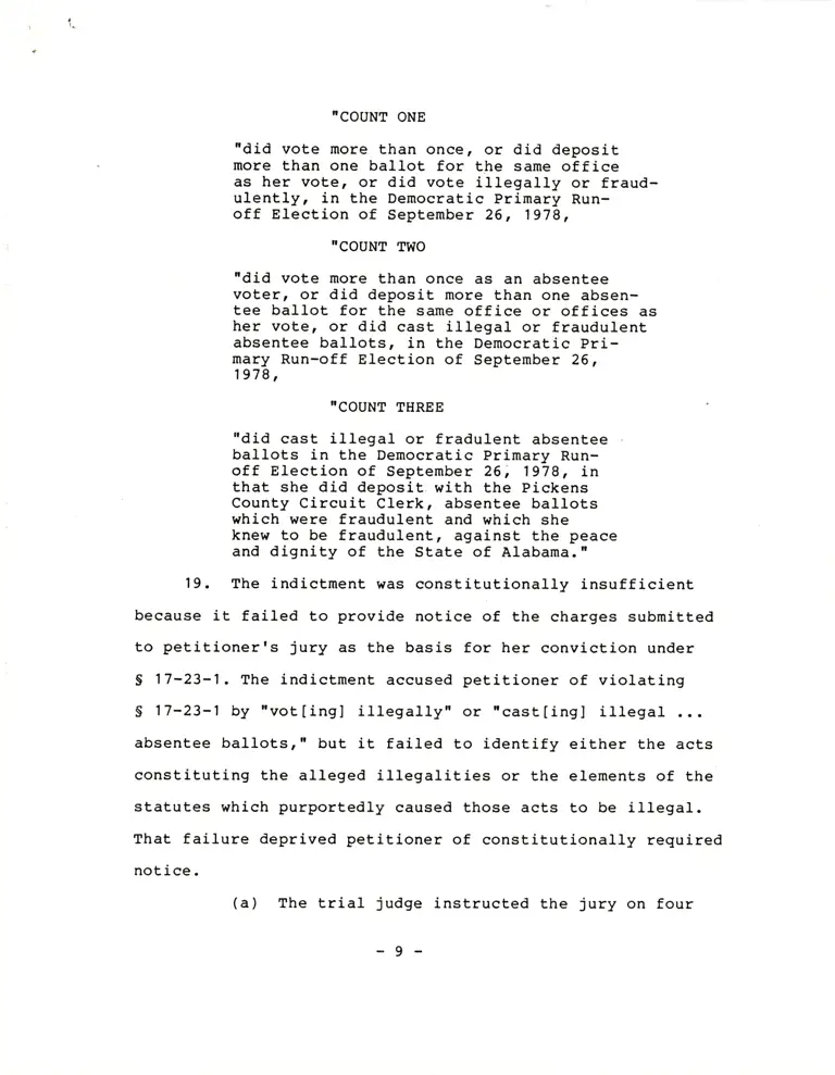 Wilder v. Lambert Petition preview