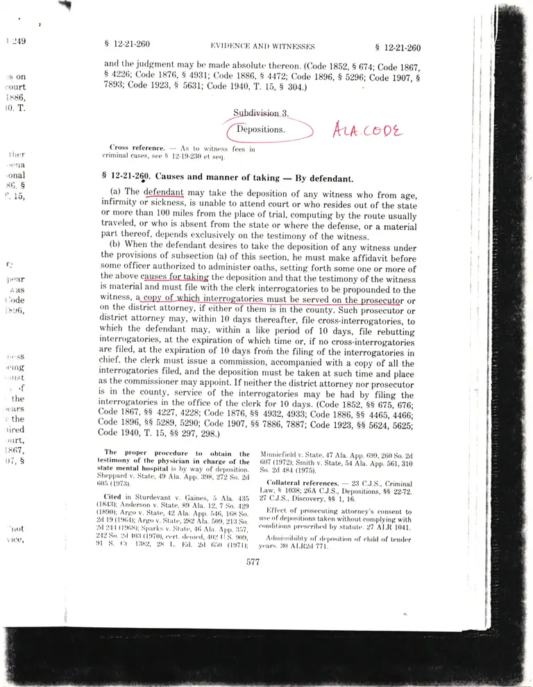 Legal Research on Depositions preview