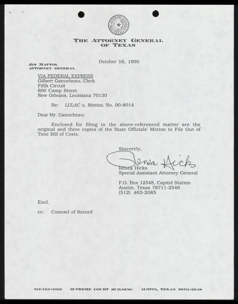 State Officials' Motion to File an Out of Time Bill of Costs preview