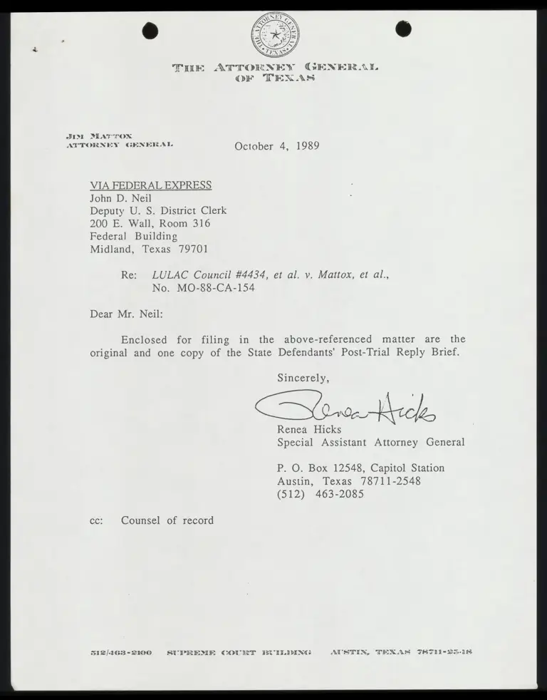 State Defendants' Post-Trial Reply Brief preview