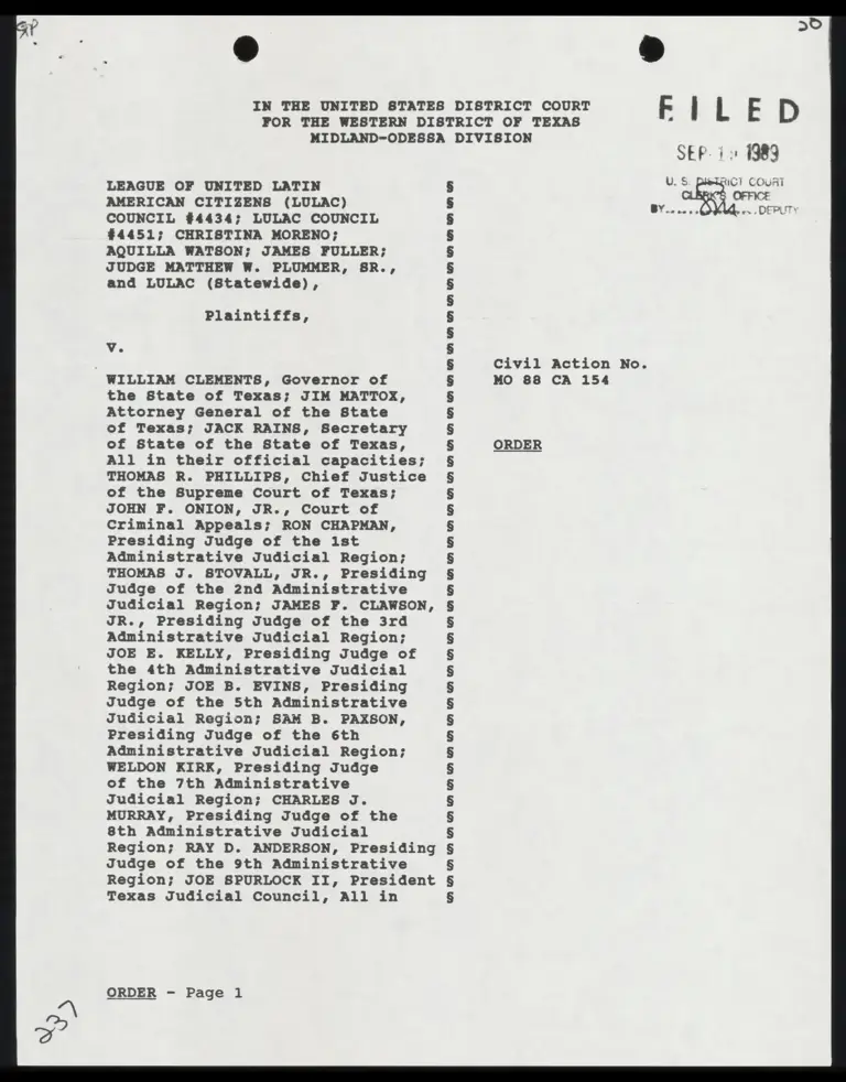 Order Granting Leave to File Amicus for the Greater Dallas Chamber of Commerce preview