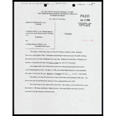Discovery Order preview