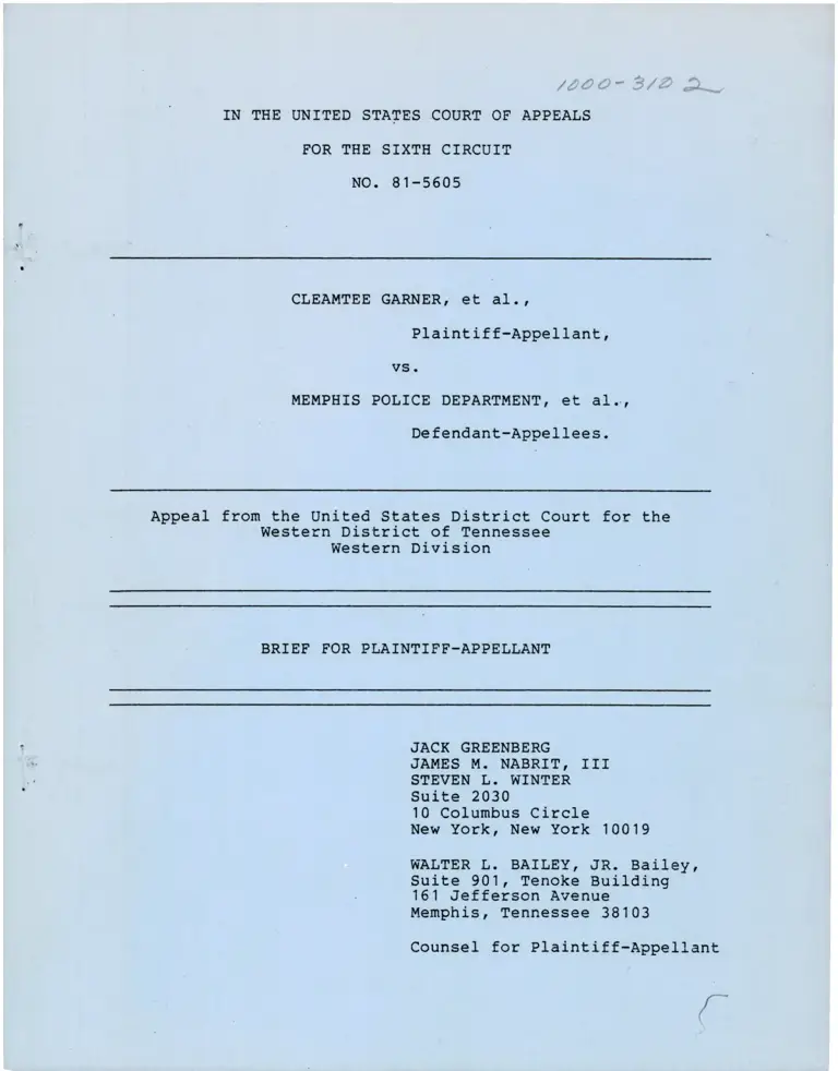 Brief for Plaintiff-Appellant preview