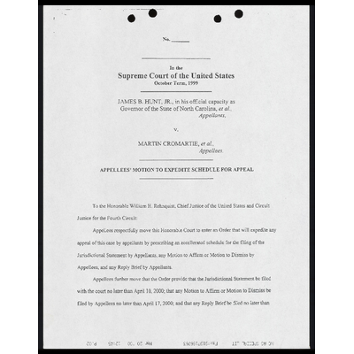 Appellees' Motion to Expedite Schedule for Appeal preview