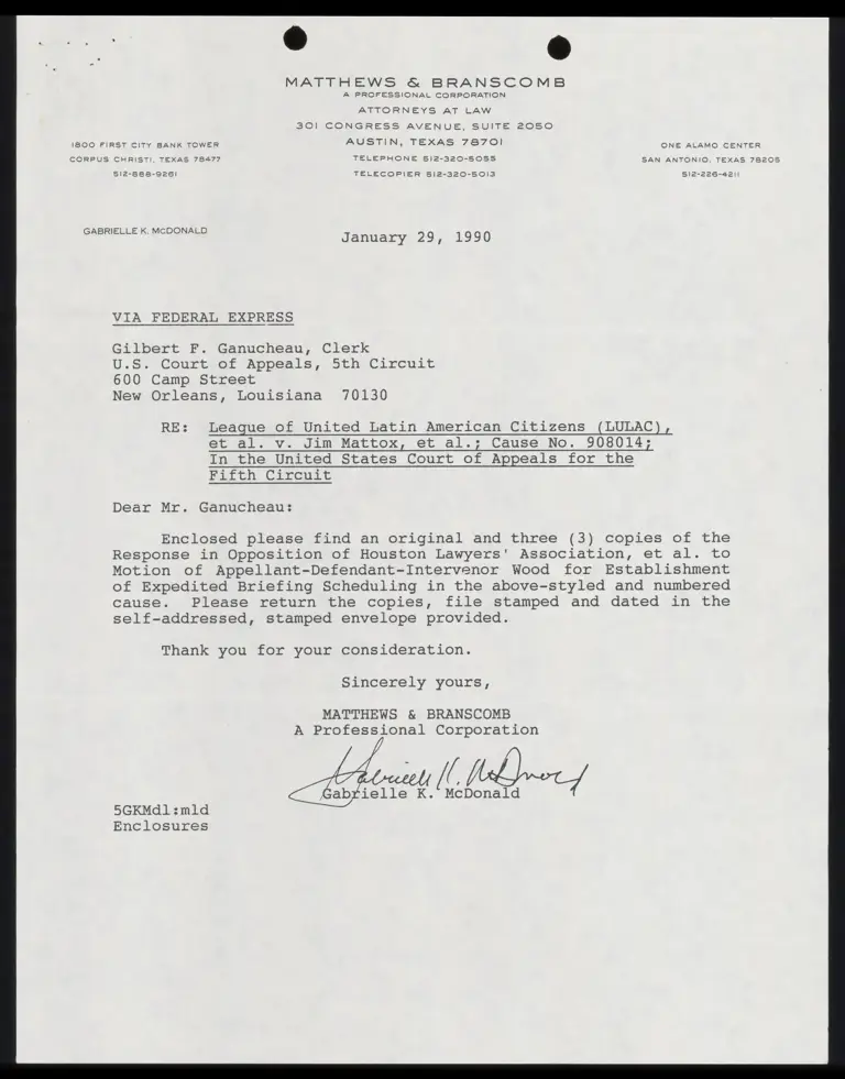 Response in Opposition of HLA to Motion of Appellant-Defendant-Intervenor Wood for Establishment of Expedited Briefing Scheduling preview