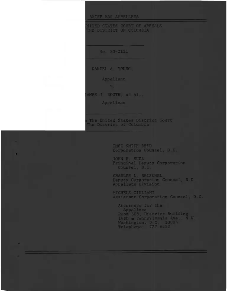Young v. Booth Brief for Appellees preview