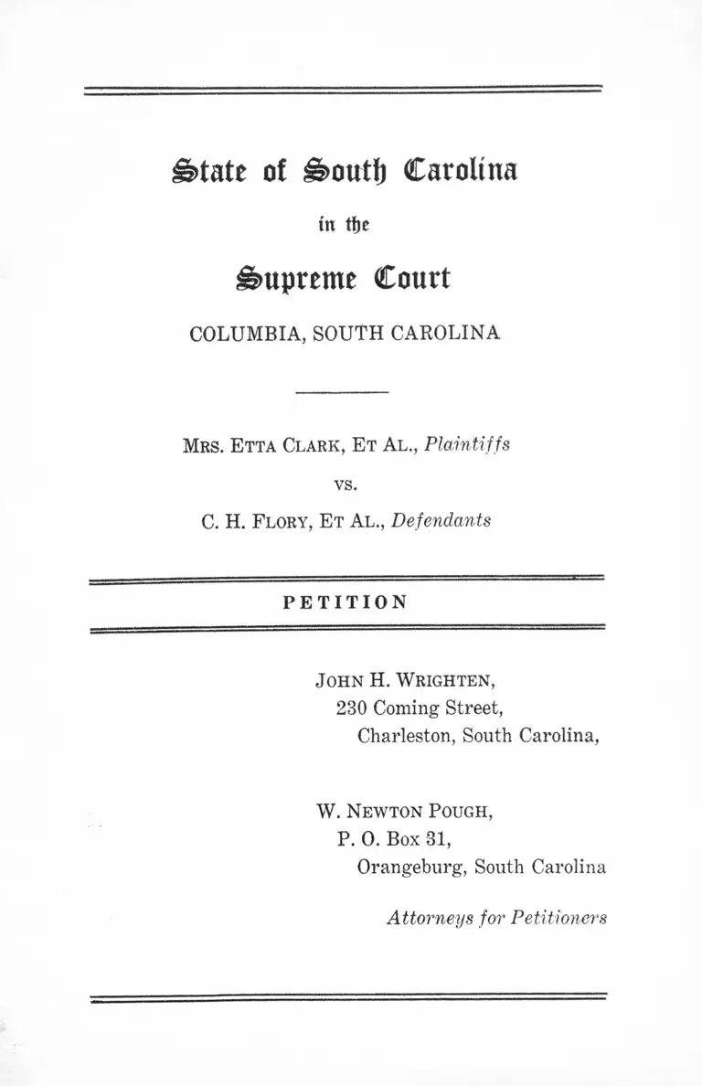 Clark v. Flory Petition preview