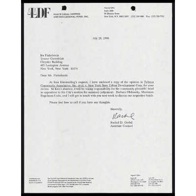 Copy of Letter to Finkelstein From Godsil RE Opinion preview