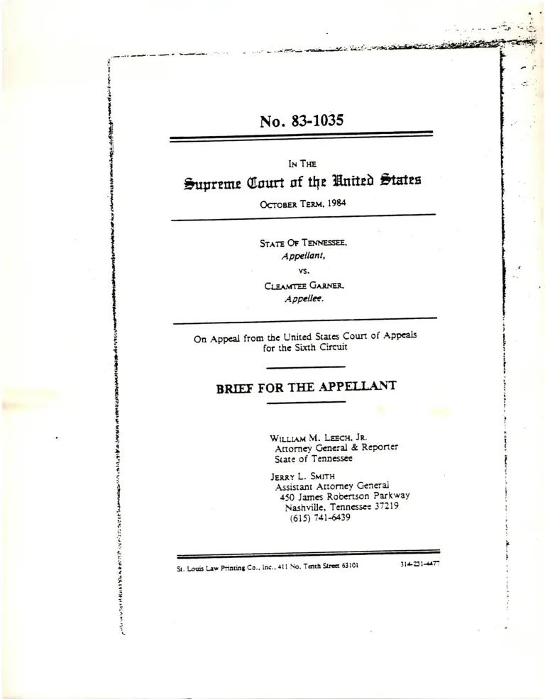 Brief for the Appellant preview