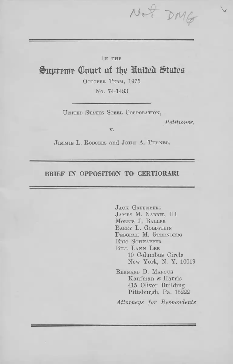 United States v. Rodgers Brief in Opposition to Certiorari preview