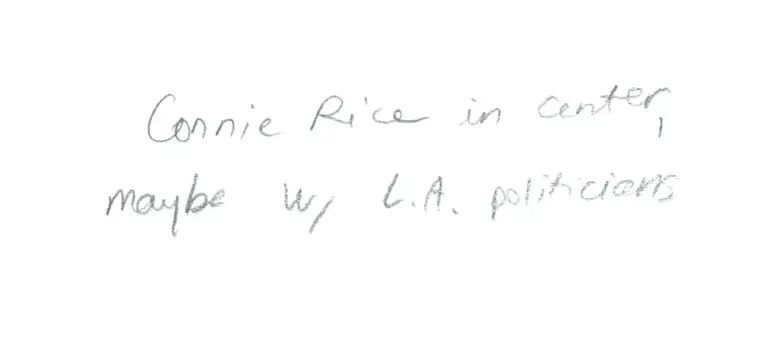 Rice, Condolezza; and Others, undated - 1 of 1 (back) preview