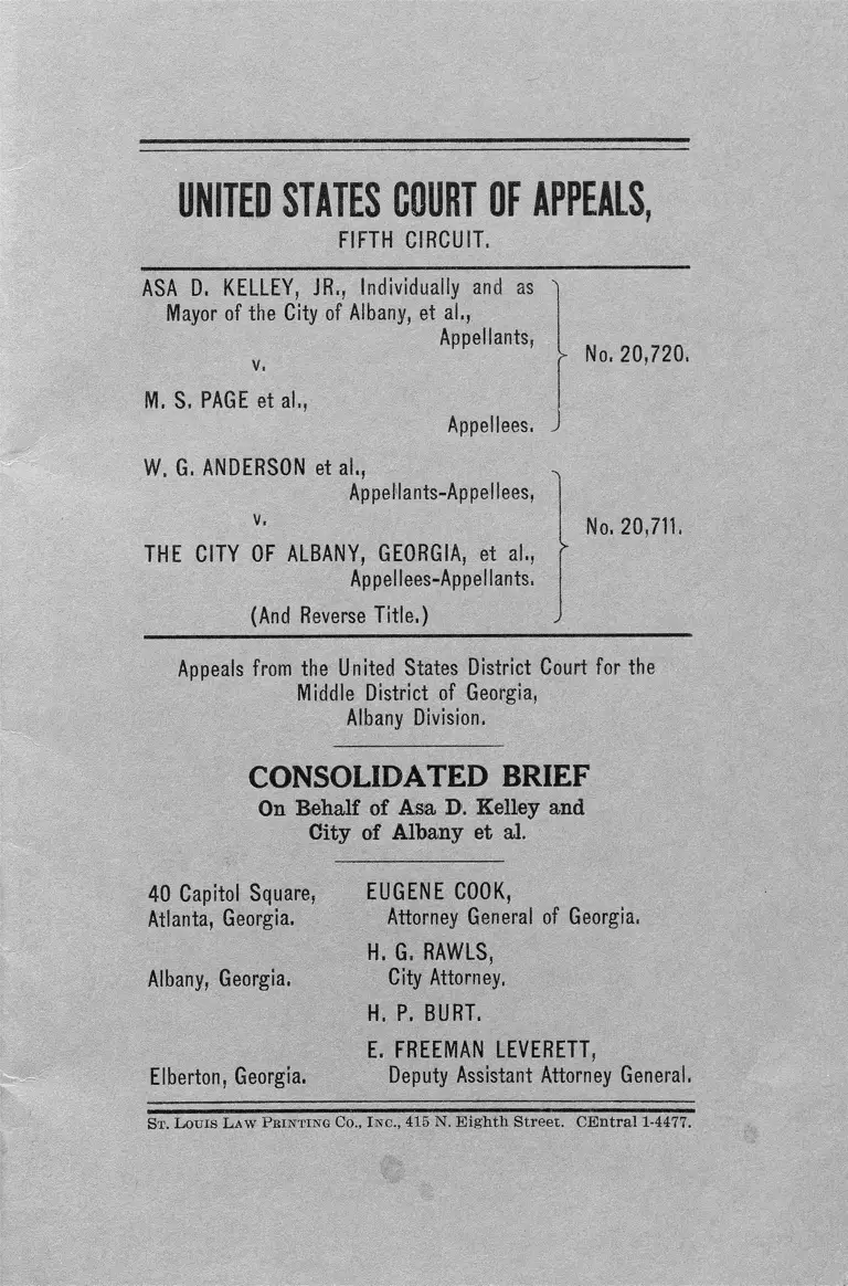 Kelley v. Page Consolidated Brief preview