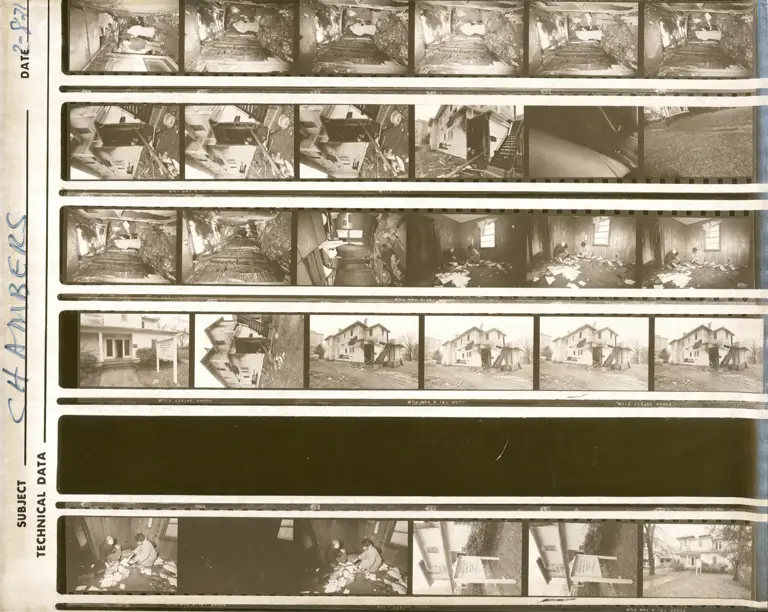 Chambers, Julius; and Others, after firebomb in Chambers's office, February 1971 - 13 of 16 preview