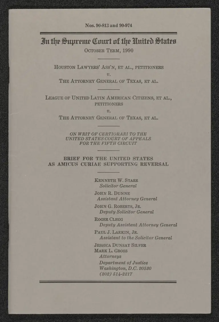 Brief for the United States as Amicus Curiae Supporting Reversal preview