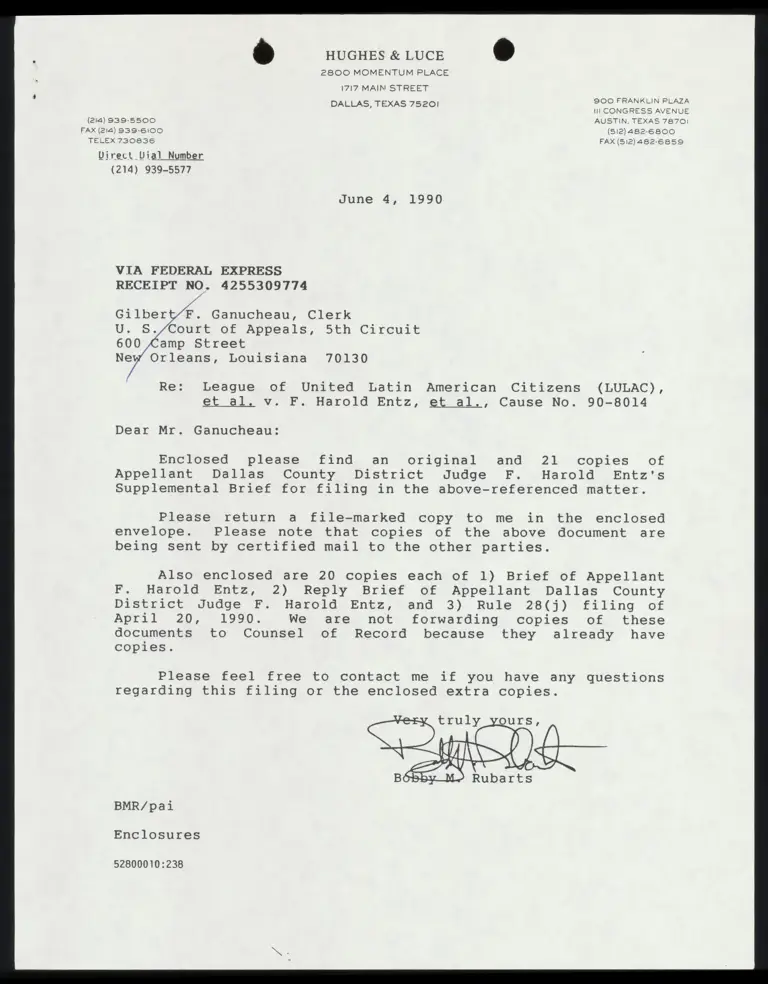 Supplemental Brief of Appellees Dallas County Plaintiff/Intervenors preview