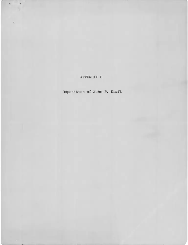 White v. Crook Deposition of John Kraft preview