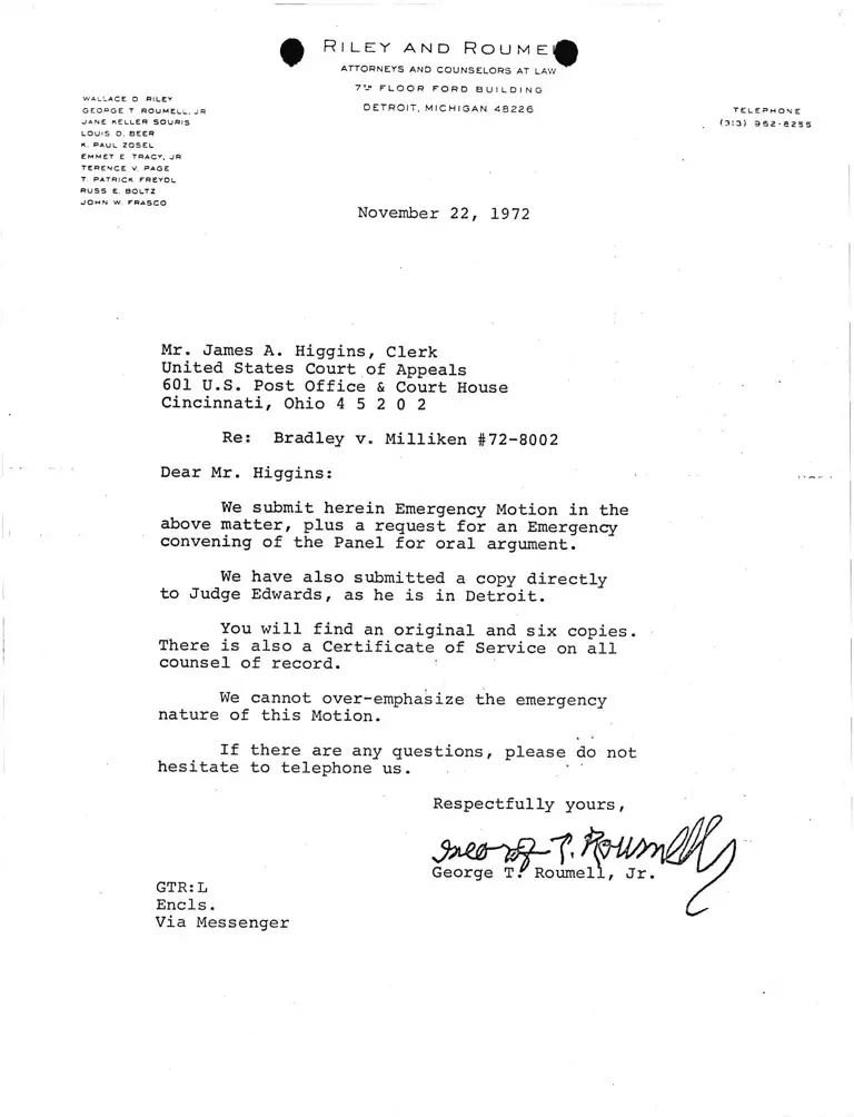 Letter from Roumell Jr. to Court RE: Emergency Motion preview