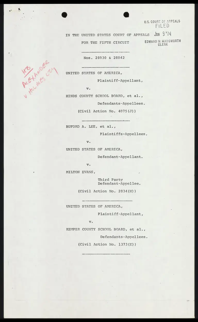 Order Transferring Noxubee County Case preview
