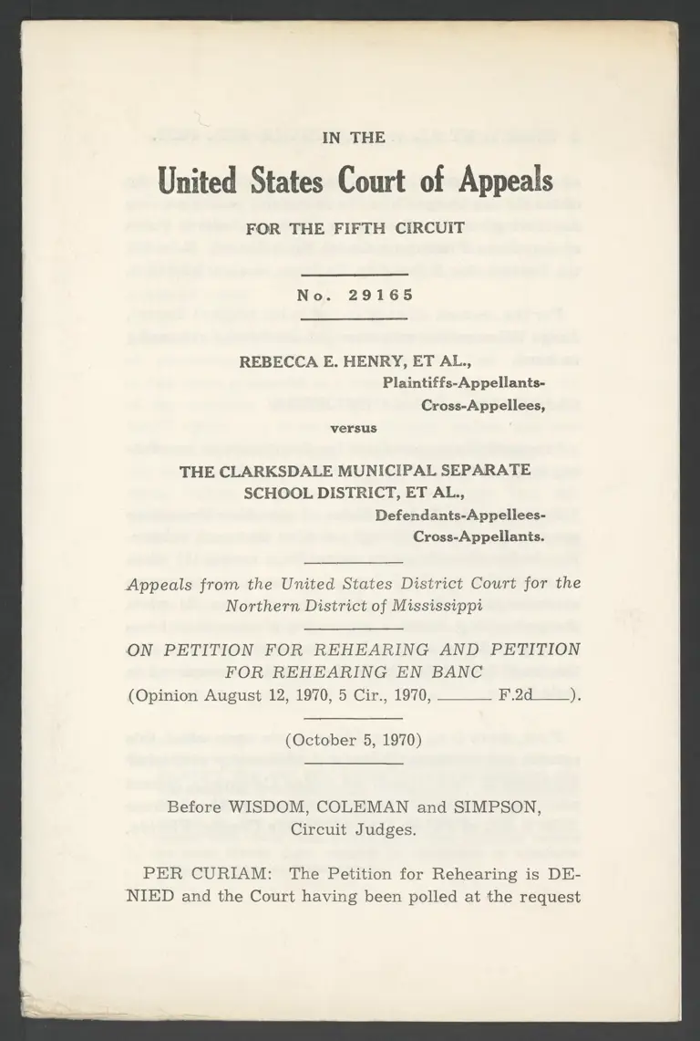 Per Curiam Opinion preview