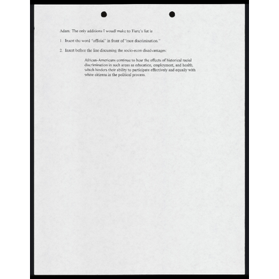 Fax from Cox to Smiley RE Suggested edits to paragraph 8 of the stipulations preview