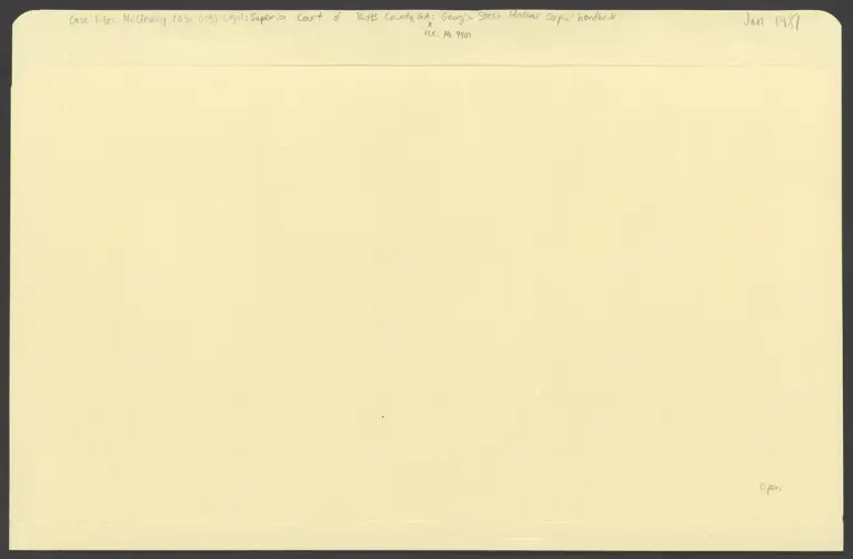 McCleskey v. Zant – Georgia State Habeas Corpus preview