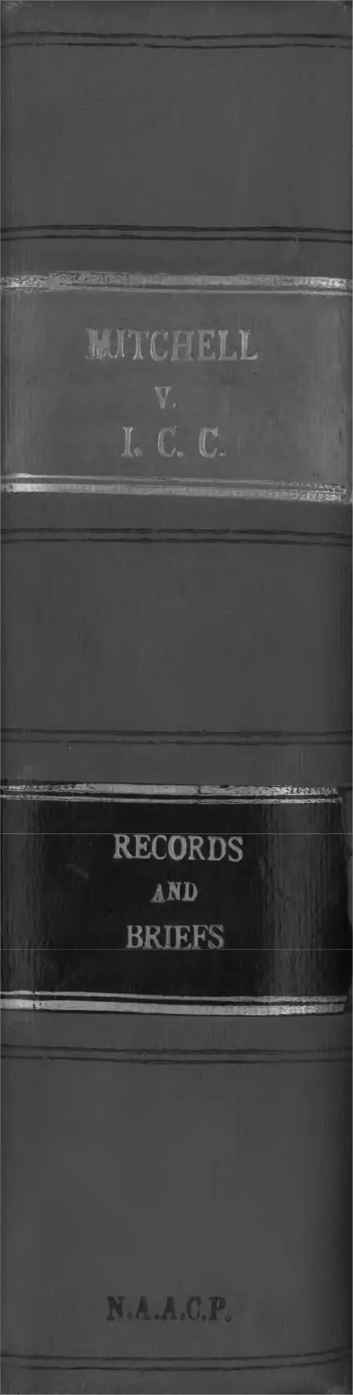Mitchell v. Illinois Central Railway Company Records and Briefs preview