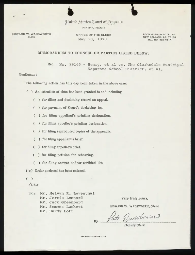 Order to Supplement Record and Consider Appeal preview