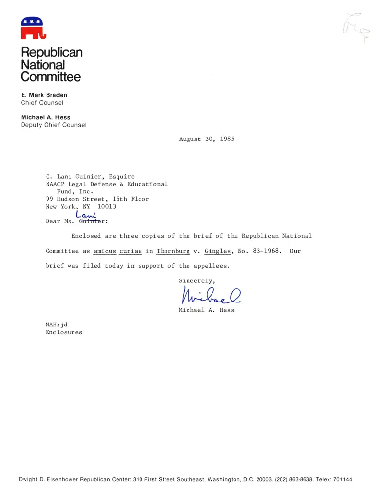 Correspondence from Hess to Guinier preview