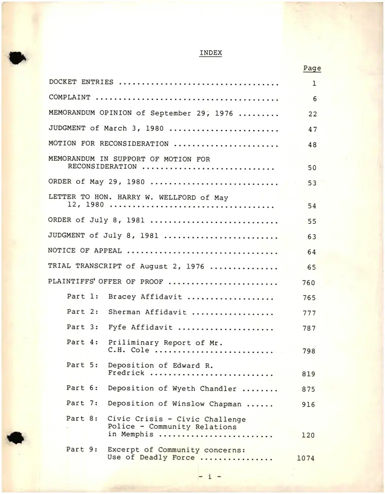 Joint Appendix Volume I preview