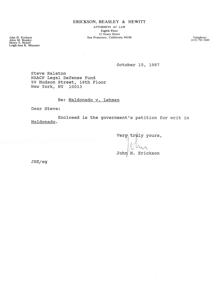 Webb Jr. v. Maldonado Petition for a Writ of Certiorari preview