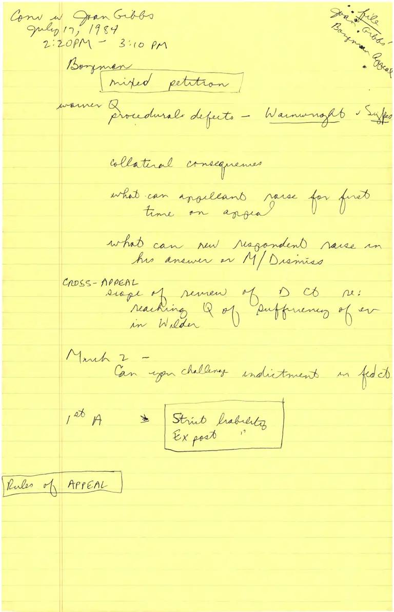 Attorney Notes preview