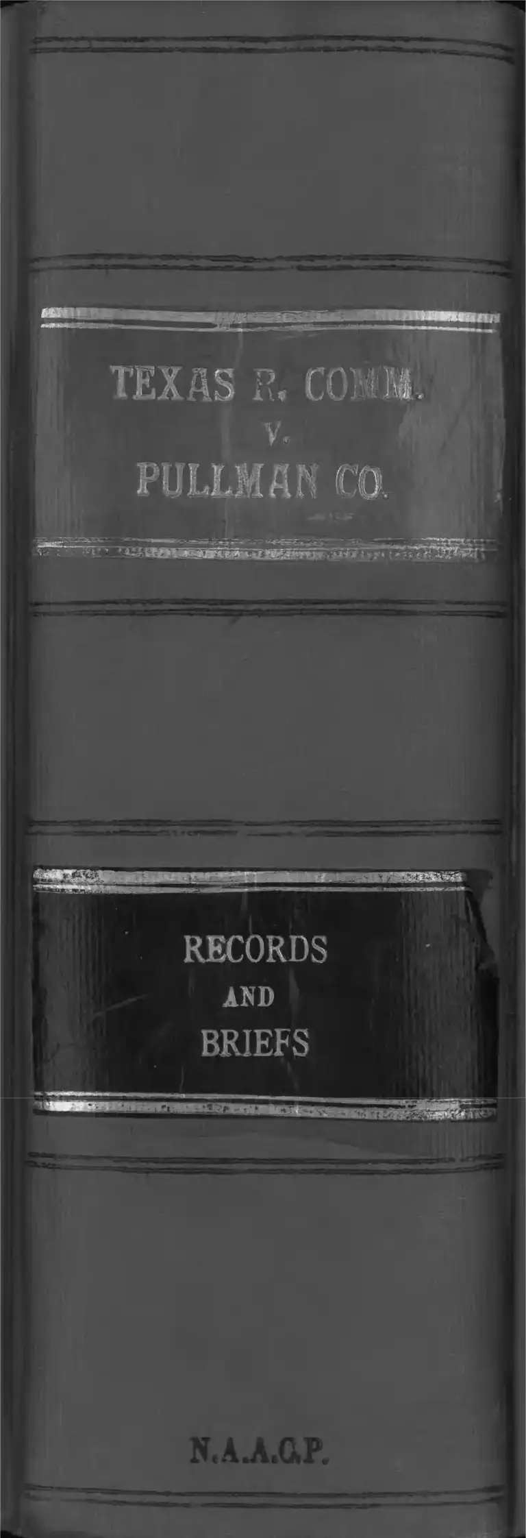 Texas Railroad Commission v. Pullman Company Records and Briefs preview