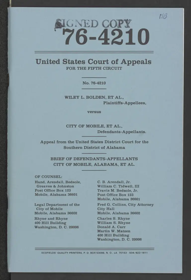 Brief of Defendants-Appellants preview