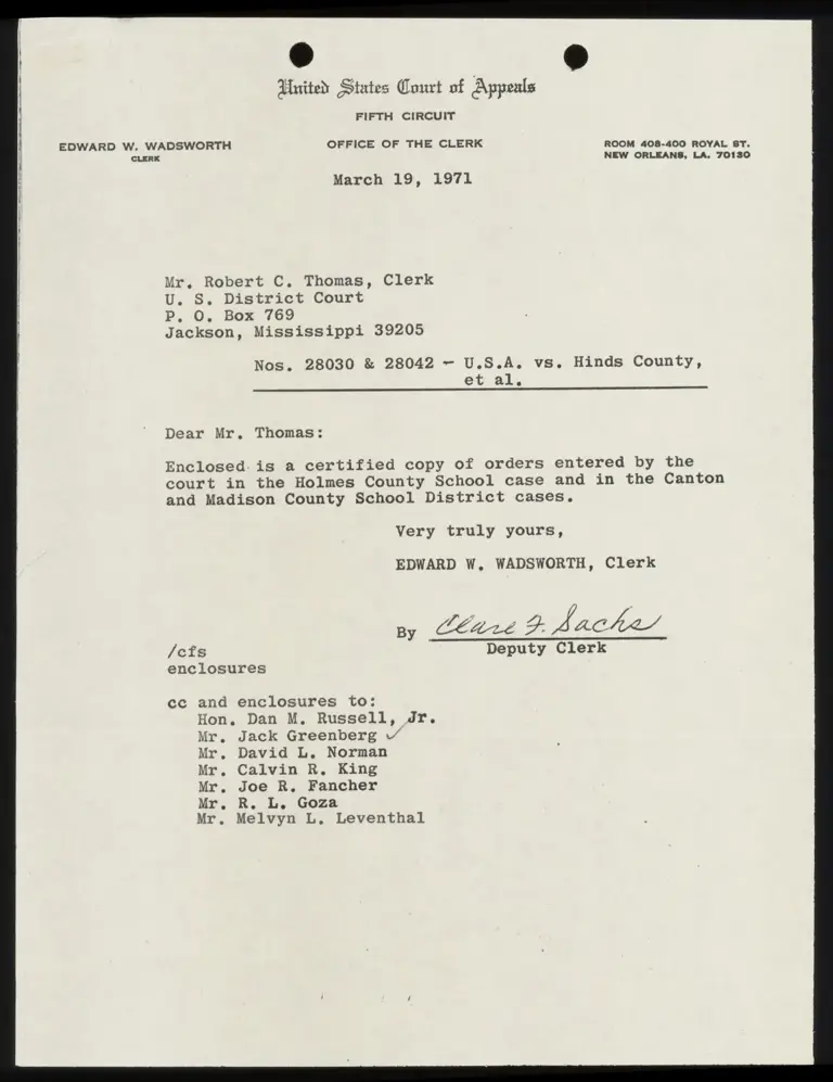 Order to Amend Holmes County Desegregation Plan preview