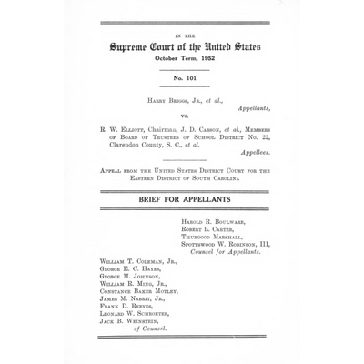 Briggs v. Elliot Brief for Appellants preview