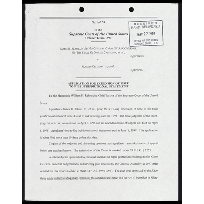 Application for Extension of time to File Jurisdictional Statement preview