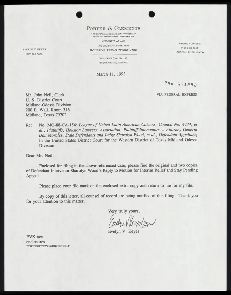 Defendant-Intervenor Judge Wood's Reply to Motion for Interim Relief and Stay Pending Appeal preview